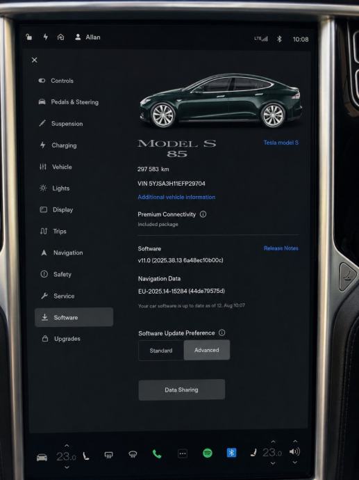 Tesla Model S S FREE SUPERCHARGE, fotografija 4