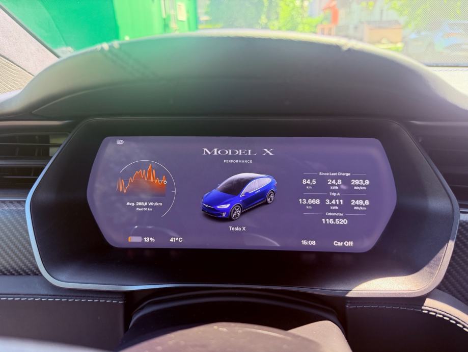 Tesla X Raven Performance 7 sjedala, fotografija 9