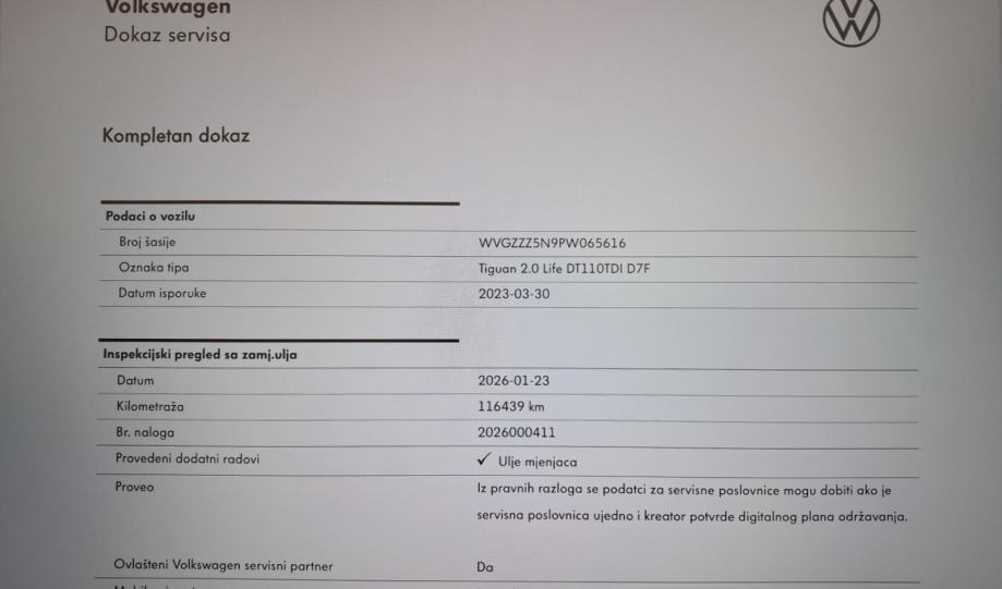 Tiguan Life, 2.0 TDI, DSG , PLA, Lane Assist, Side Assist, 125550 km, fotografija 8