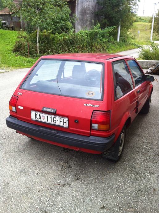 1987 TOYOTA STARLET QUICK SPARE PARTS CATALOG ENGLISH