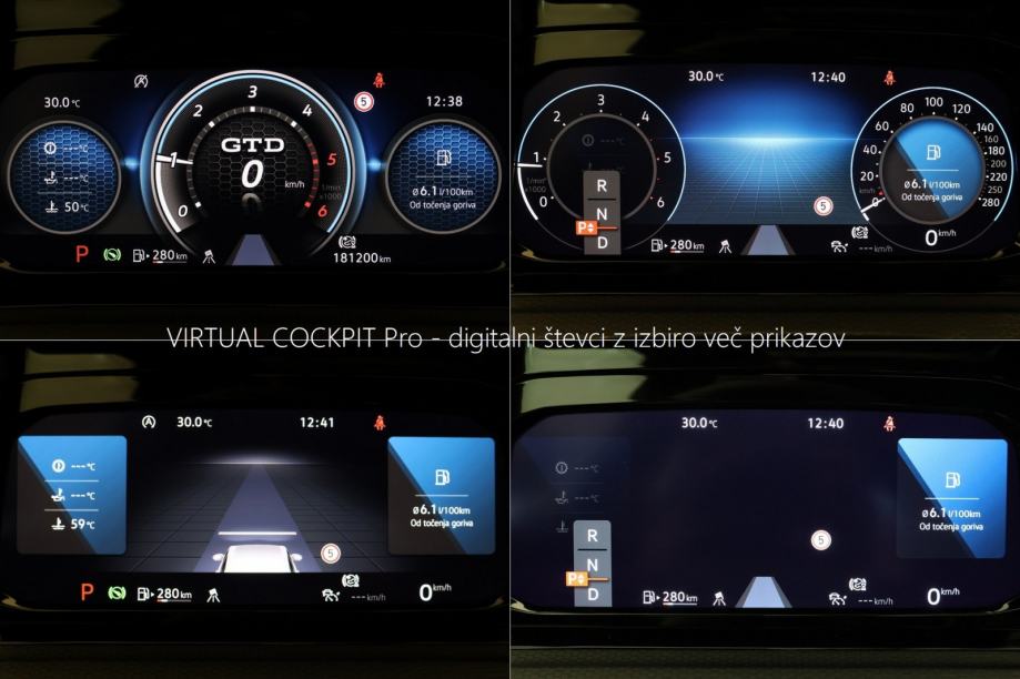 Volkswagen Golf GTD 2.0TDI DSG 200KM PANORAMA VIRTUAL KAMERA RADAR, fotografija 10