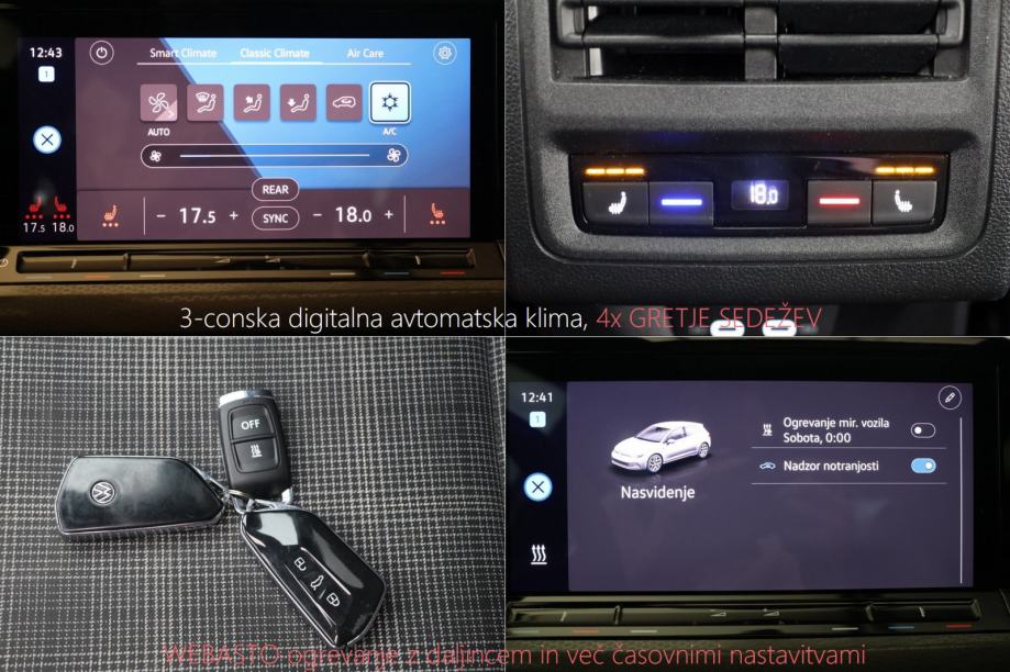 Volkswagen Golf GTD 2.0TDI DSG 200KM PANORAMA VIRTUAL KAMERA RADAR, fotografija 12