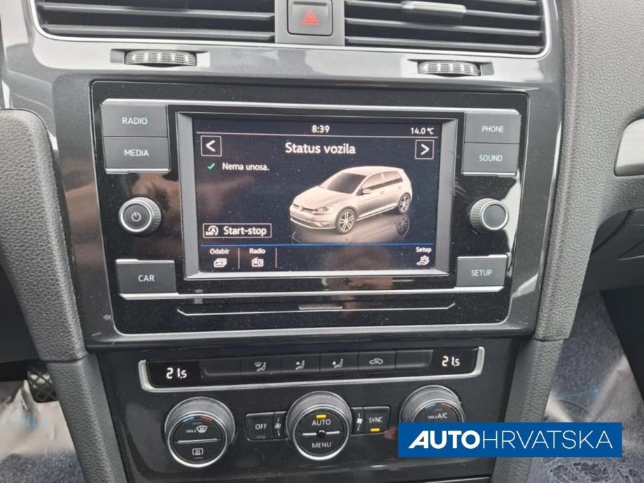 VOLKSWAGEN GOLF VII 1.6 TDI COMFORTLINE - JAMSTVO 15 MJESECI, 14.490, fotografija 17