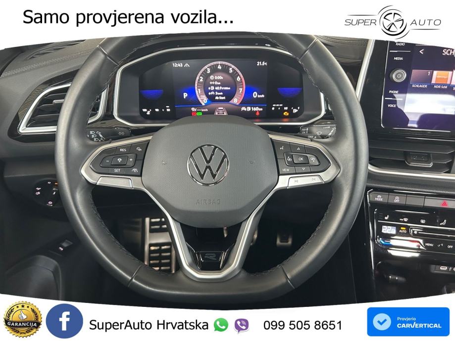 Volkswagen T-Roc 1.5 TSI (150 KS) DSG LED+GR SJED+ACC, fotografija 15