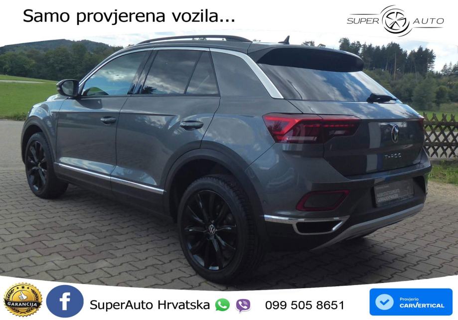 Volkswagen T-Roc 1.5 TSI (150 KS) DSG LED+GR SJED+ACC, fotografija 9