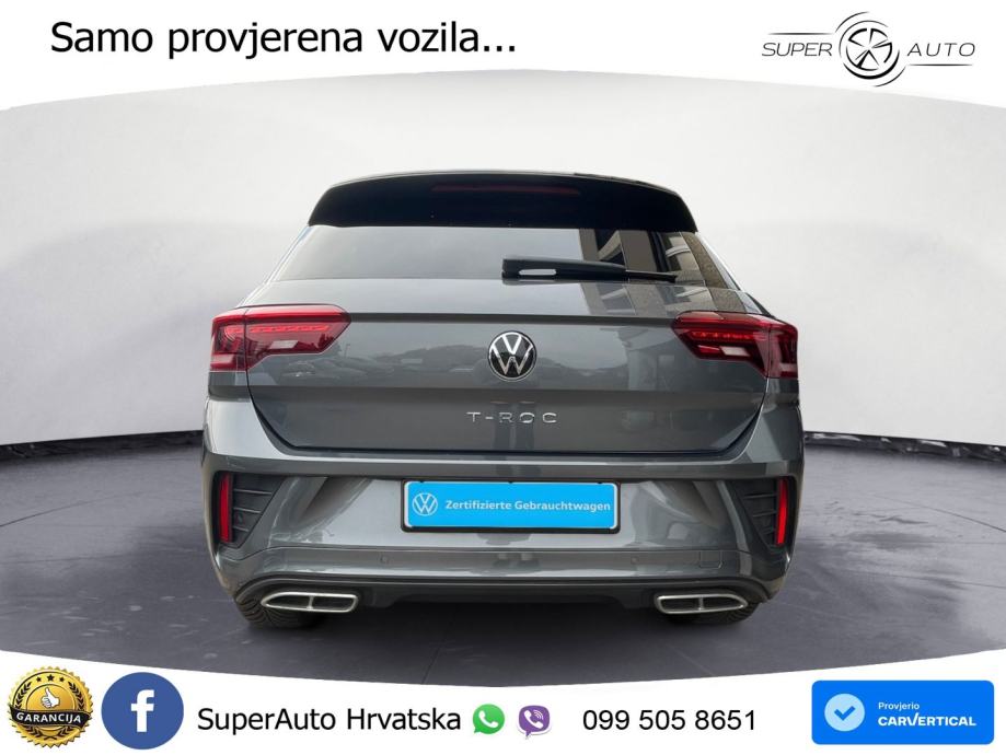 Volkswagen T-Roc 1.5 TSI (150 KS) DSG LED+GR SJED+ACC, fotografija 4