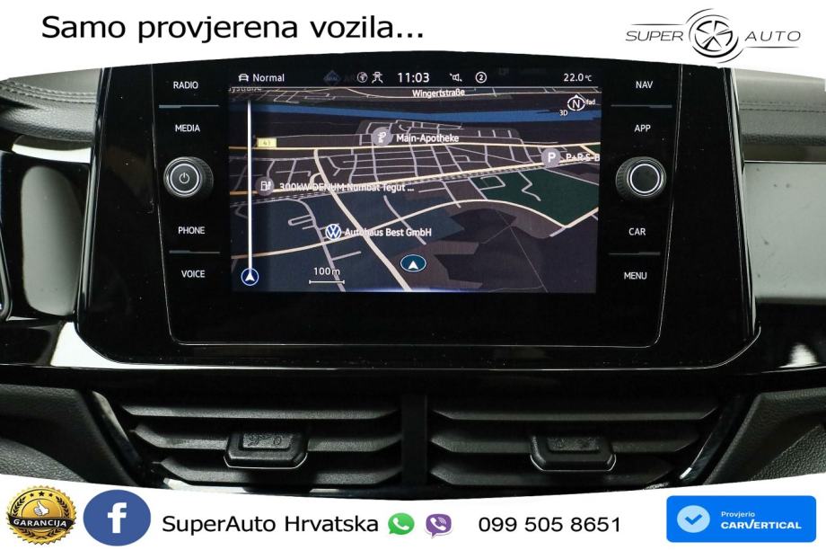 Volkswagen T-Roc 1.5 TSI (150 KS) DSG LED+GR SJED+ACC, fotografija 13