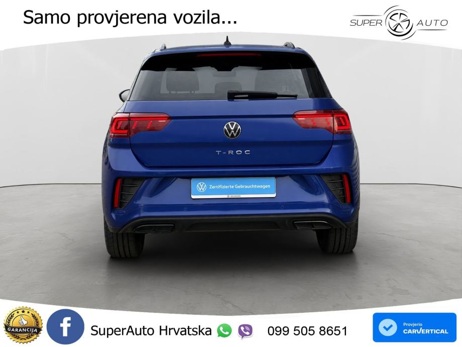 Volkswagen T-Roc 1.5 TSI (150 KS) DSG MATRIX+GR SJED+KAM, fotografija 6