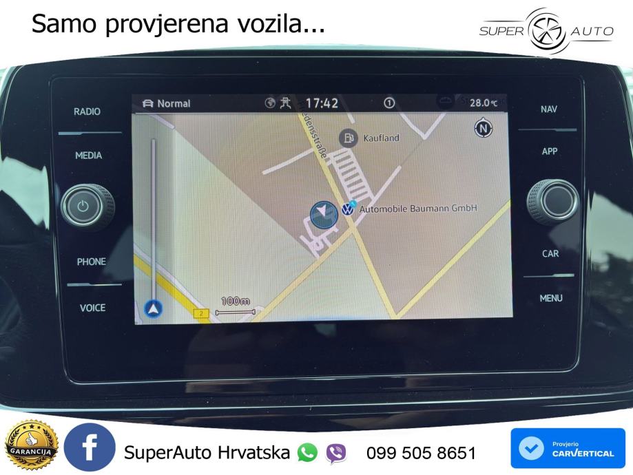 Volkswagen T-Roc 1.5 TSI (150 KS) DSG MATRIX+GR SJED+KAM, fotografija 17