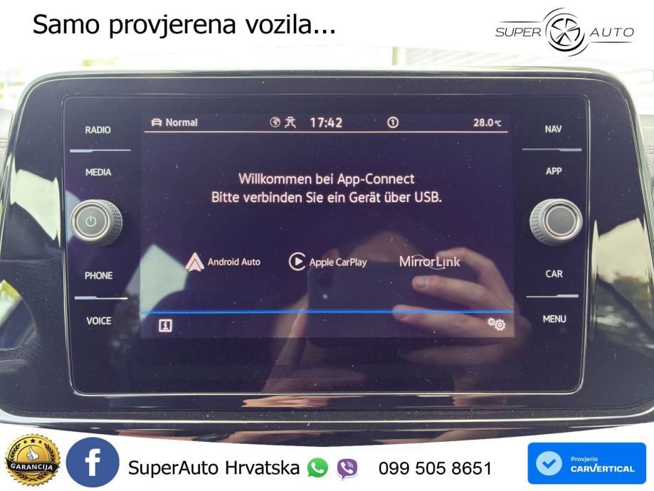 Volkswagen T-Roc 1.5 TSI (150 KS) DSG MATRIX+GR SJED+KAM, fotografija 18