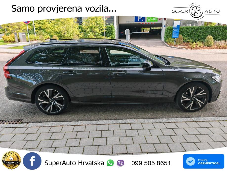 Volvo V90 Recharge T6 AWD Geartronic LED+GR SJED+ACC, fotografija 6