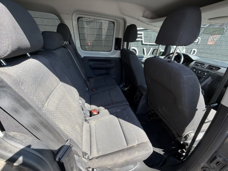 VW CADDY MAXI TDI DSG, 139 TKM, 5 SJEDALA, 360 PDC, R-KAM, JAMSTVO 12M, fotografija 10