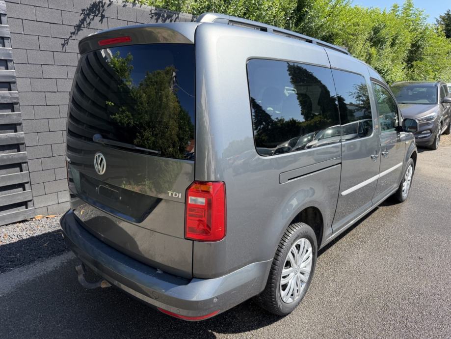 VW CADDY MAXI TDI DSG, 139 TKM, 5 SJEDALA, 360 PDC, R-KAM, JAMSTVO 12M, fotografija 3