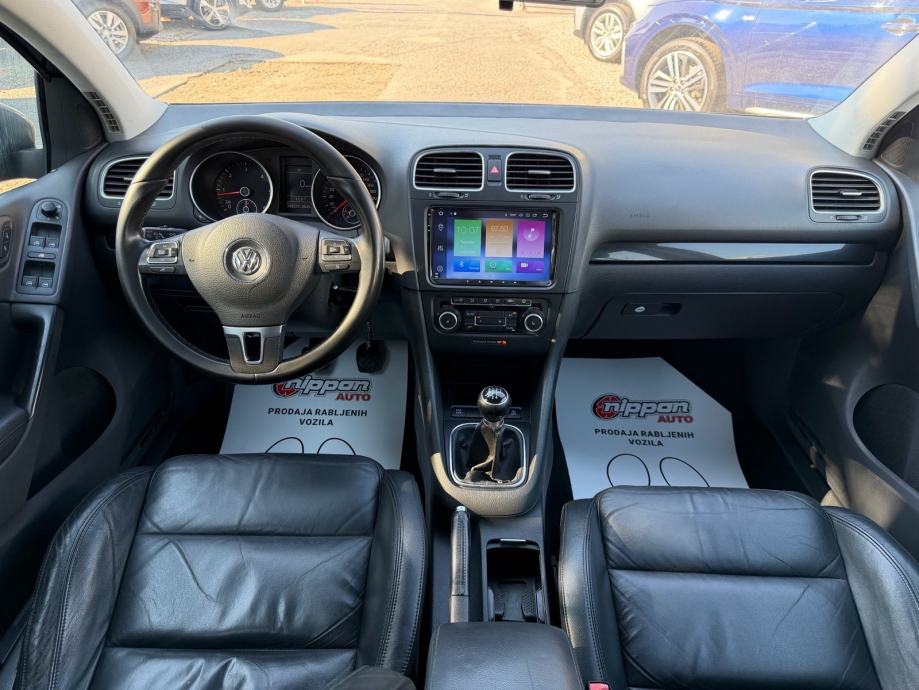 VW Golf 6 1,6 TDI REG:01/2027 - KOŽA - PARK. SENZORI - AUTOKREDIT, fotografija 12