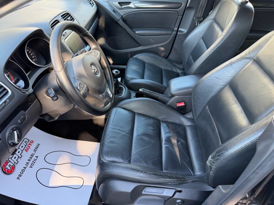 VW Golf 6 1,6 TDI REG:01/2027 - KOŽA - PARK. SENZORI - AUTOKREDIT, fotografija 11