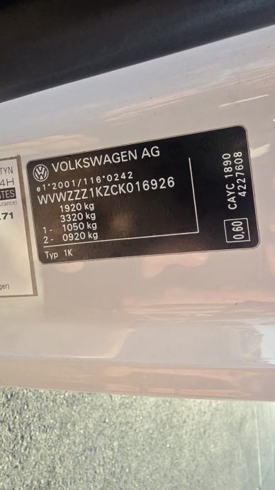 VW Golf 6 1,6 TDI kabrio, fotografija 12