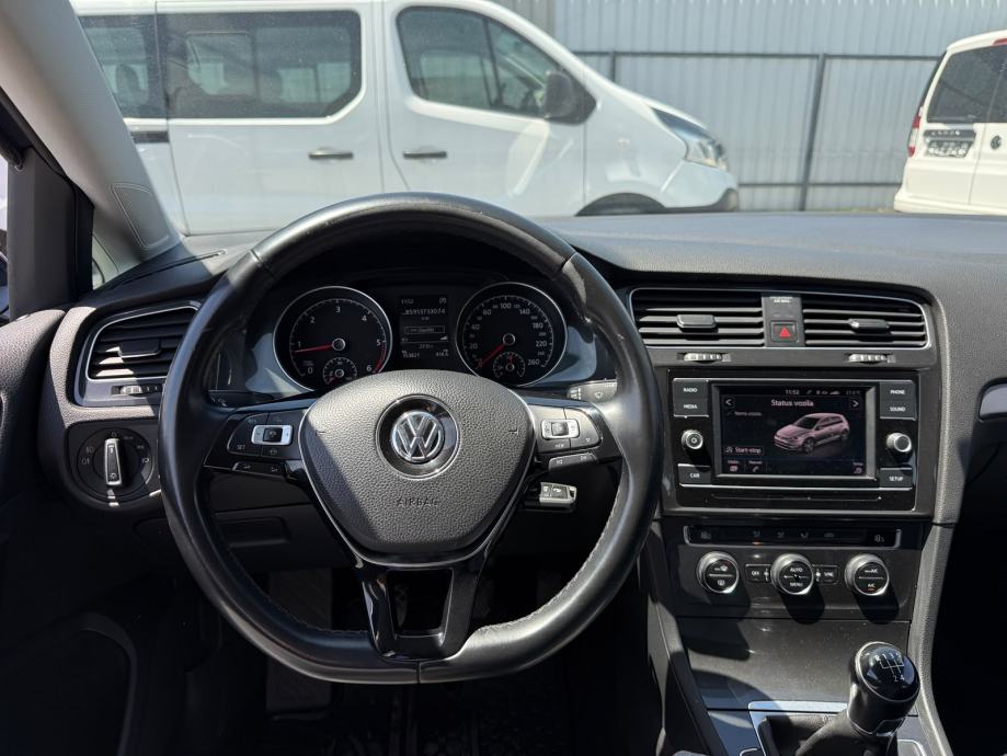 VW Golf 7 1,6 TDI 7.5 2019 GOD COMFORT LINE HR VOZILO U PDV-u SERVISNA, fotografija 11