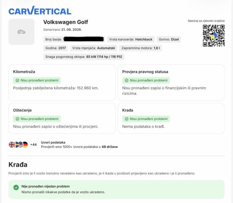 Golf 7.5 ( Redizajn ) 1.6 BMT DSG (2017) Cijena dogovor moze i ZAMJENA, fotografija 5