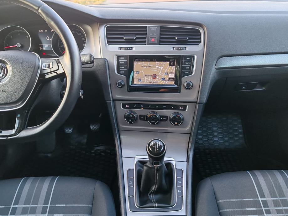 VW Golf 7 1,6 TDI, Comfortline, 2015g, 177000 km, kartice do 36 rata, fotografija 14
