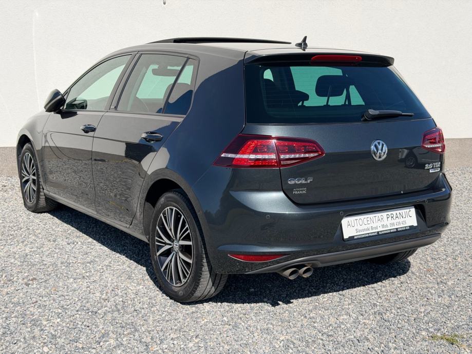 VW Golf 7 2,0 BMT. ALLSTAR/KAMERA/ŠIBER/NAVIGACIJA, fotografija 8