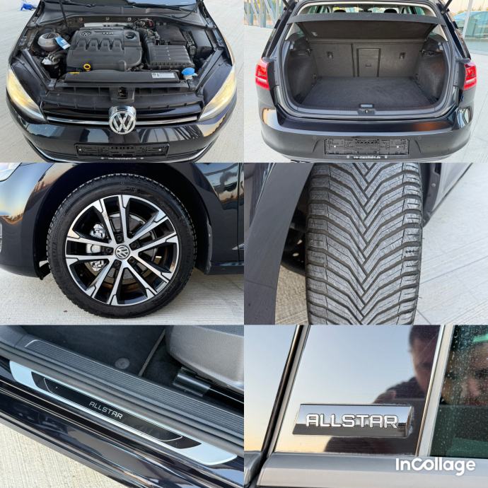VW Golf 7 2,0 TDI ALLSTAR • LED/XENON• NAVI • ALU 17 • REG 9/27 •, fotografija 16