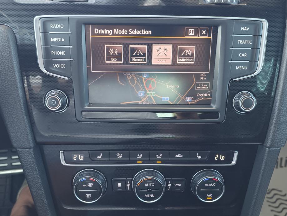 VW Golf 7 2,0 TDI GTD,DSG,ALU 18,NOVE GUME,NAVI,MODOVI VOZNJE, fotografija 15