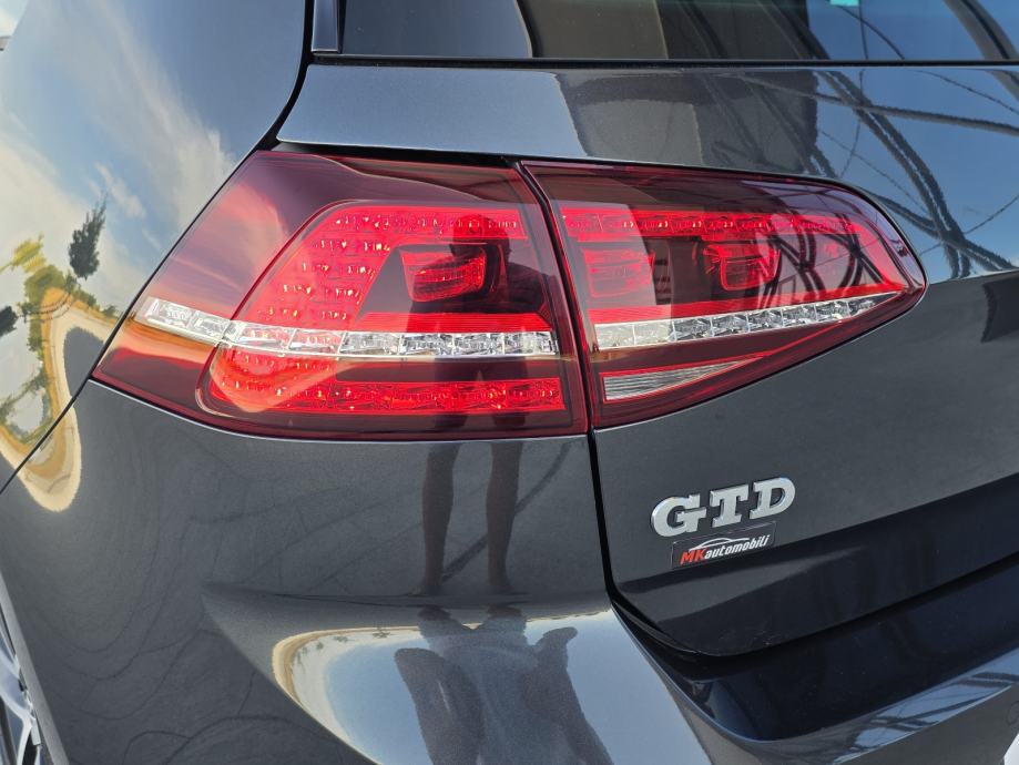 VW Golf 7 2,0 TDI GTD,DSG,ALU 18,NOVE GUME,NAVI,MODOVI VOZNJE, fotografija 20