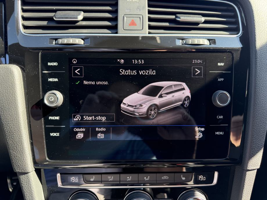 VW Golf 7.5 1,5 TSI 150KS DSG 3xR-LINE MATRIX VIRTUAL DYNAUDIO ACC, fotografija 19