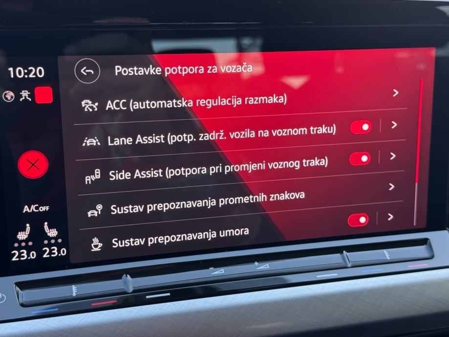 VW Golf 8 1,5 TSI / WEBASTO / AMBIENT / ACC / NAVI / LED / JAMSTVO, fotografija 10