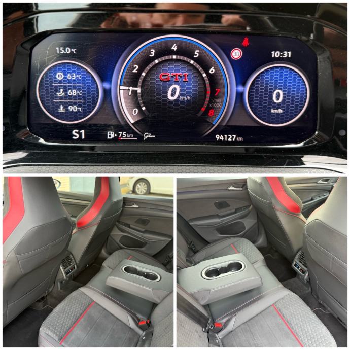 VW GOLF 8 2.0 GTI CLUB SPORT•DSG•300KS•VIRTUAL•PANORAMA•HARMAN KARDON•, fotografija 18
