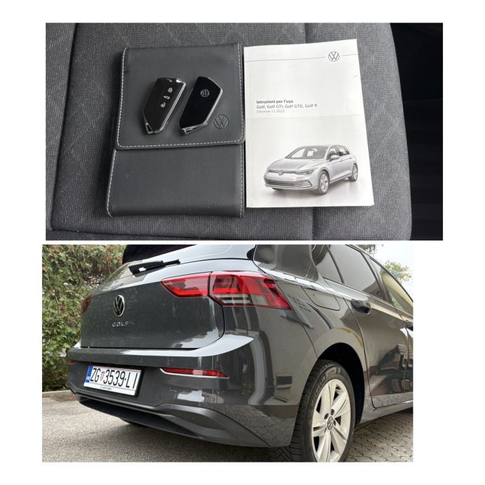 VW GOLF 8 2.0 TDI, 2023. GOD., LED, NAVI, ACC, REG, SERVISNA, fotografija 20