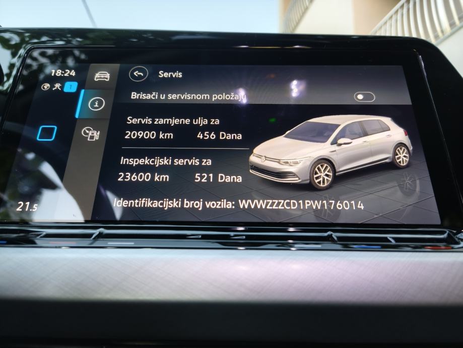 VW Golf 8 2,0 TDI automatik*2023 god., fotografija 18
