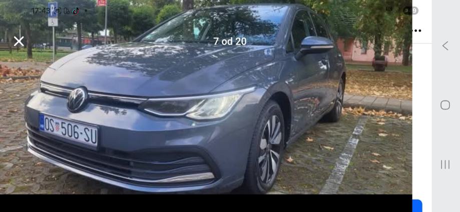 VW Golf 8 2,0 TDI automatik, fotografija 7