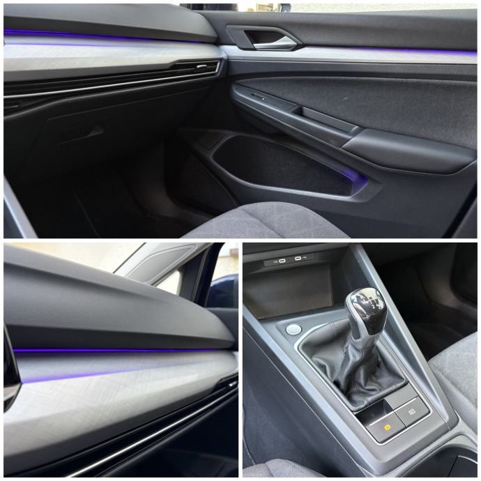 VW GOLF 8 2.0 TDI, LED, KAMERA, NAVI, ACC, REG 1 GOD, R17, SERVISNA, fotografija 19