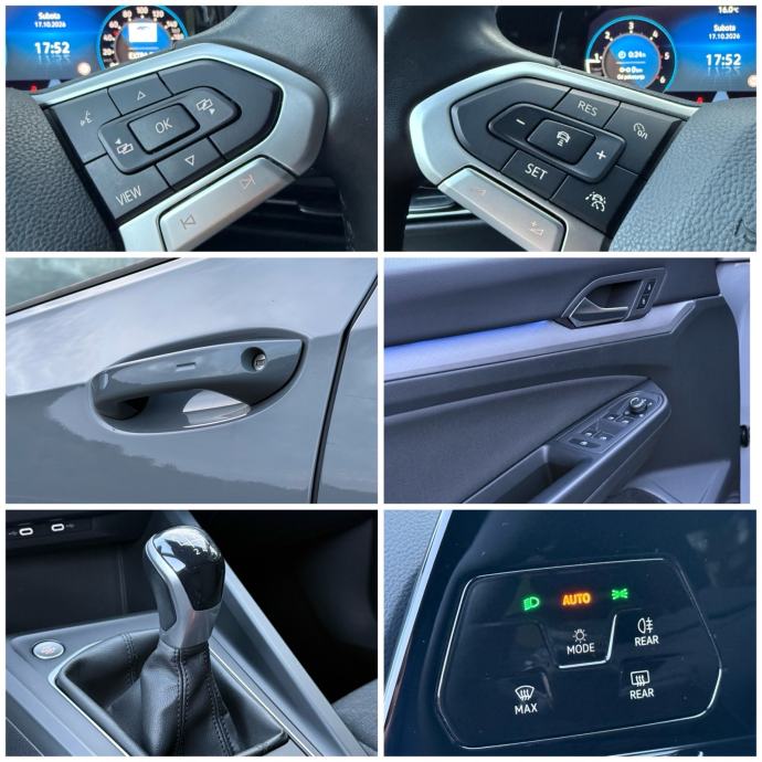 VW Golf 8 2,0 TDI LIFE, NAVI, KEYLESS, ACC, SERVISNA, fotografija 16