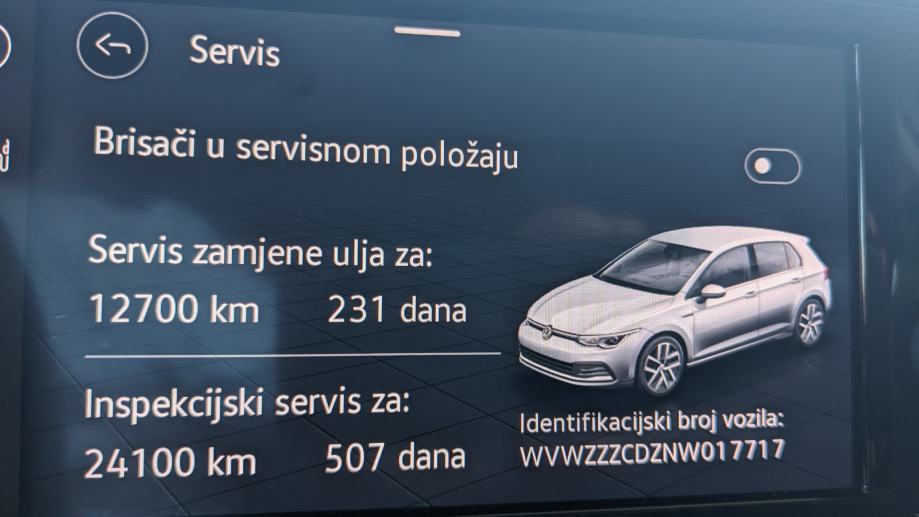 VW GOLF 8 2.0 TDI LIFE, fotografija 18