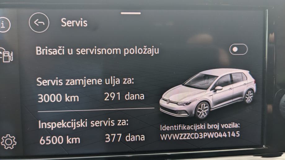 VW GOLF 8 2.0 TDI LIFE, fotografija 20