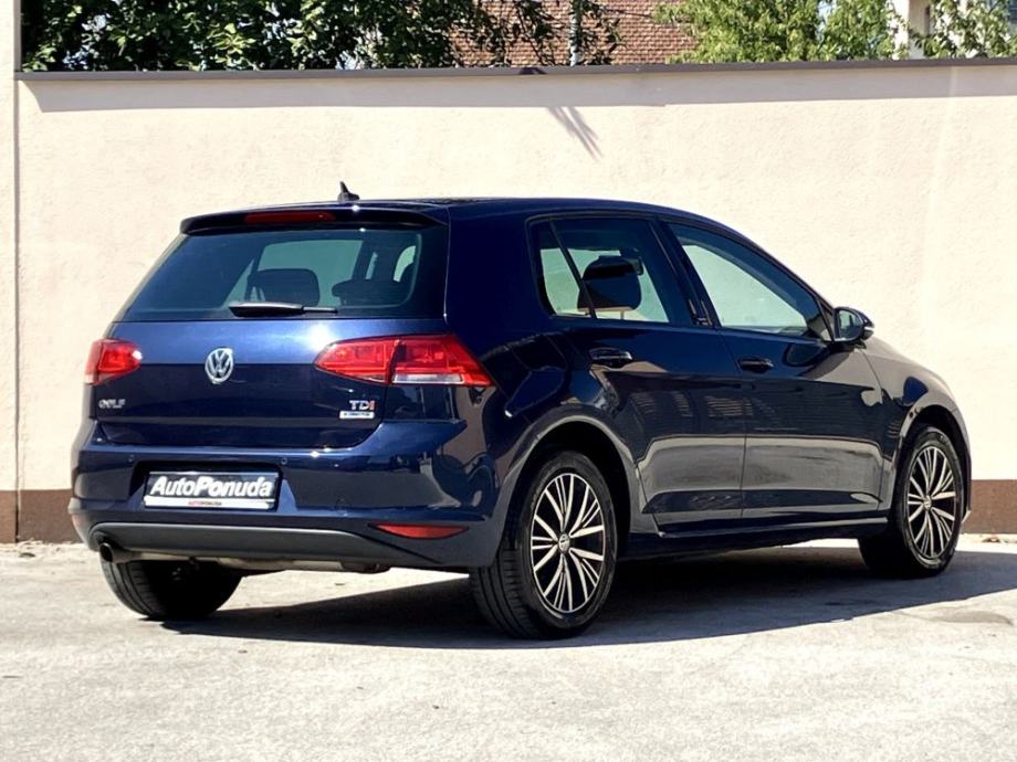 VW GOLF VII 1.6TDI ALLSTAR, 2017, VEL.SERVIS, BESPRIJEKORAN, fotografija 5