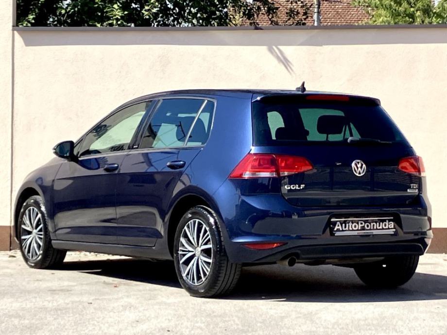 VW GOLF VII 1.6TDI ALLSTAR, 2017, VEL.SERVIS, BESPRIJEKORAN, fotografija 6