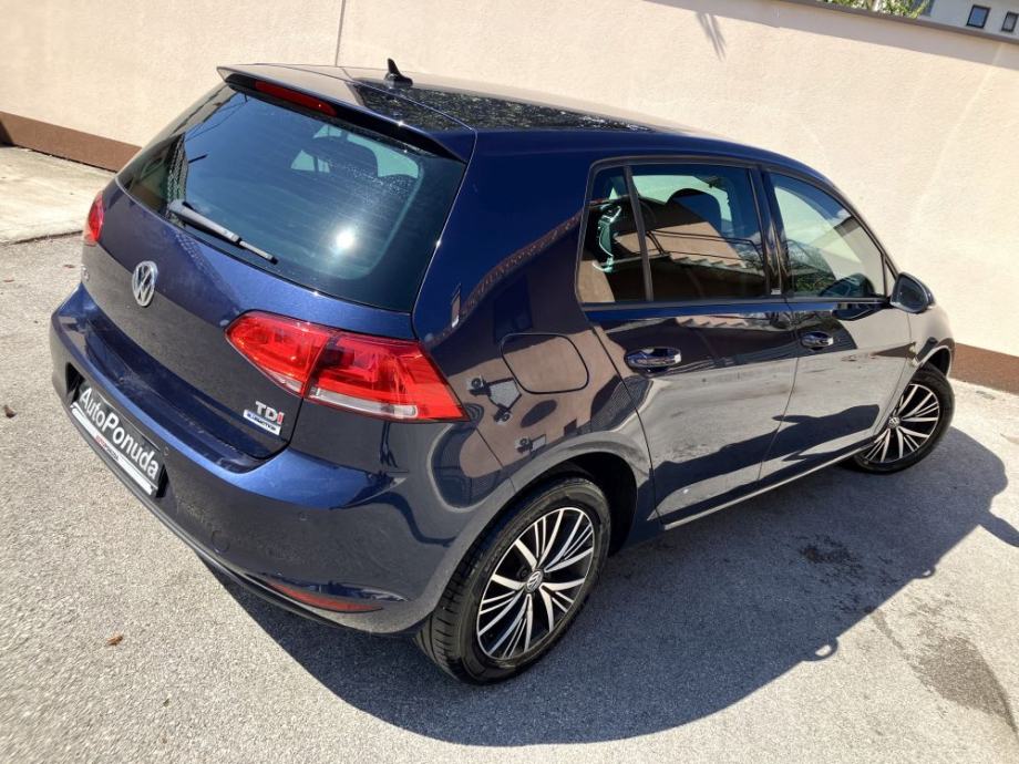 VW GOLF VII 1.6TDI ALLSTAR, 2017, VEL.SERVIS, BESPRIJEKORAN, fotografija 9