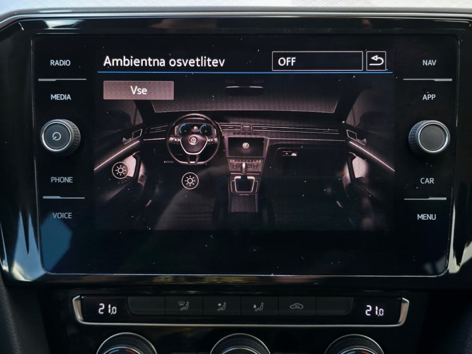 VW Passat Variant 2,0TDI R-line LED•ACC•LANE•AMBIENT•NAVI•2X-PDC•17C•, fotografija 15