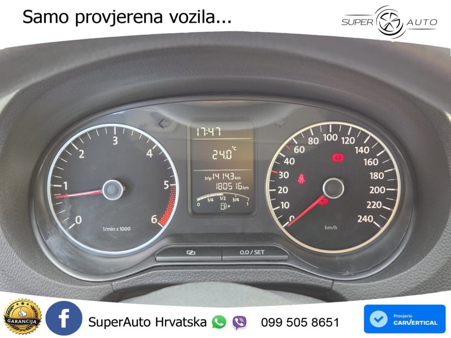 VW Polo 1.6 TDI (90 Hp), fotografija 12