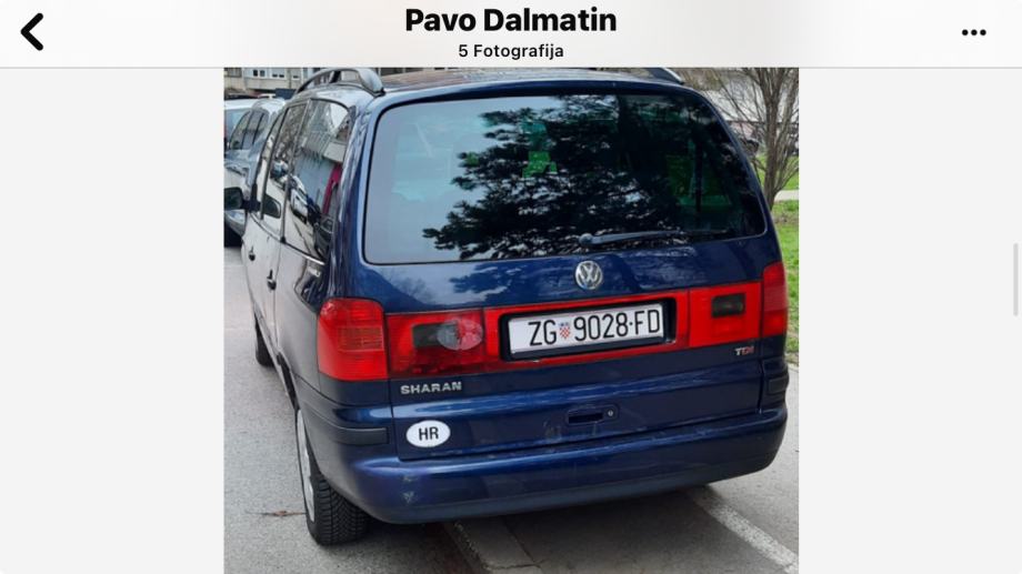 VW Sharan 1,9 TDI, pogled izvana - slika 2