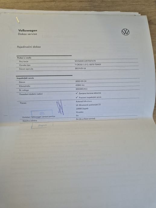 VW T-Cross 1,0 TSI 2019 GODINA KLIMA, fotografija 16