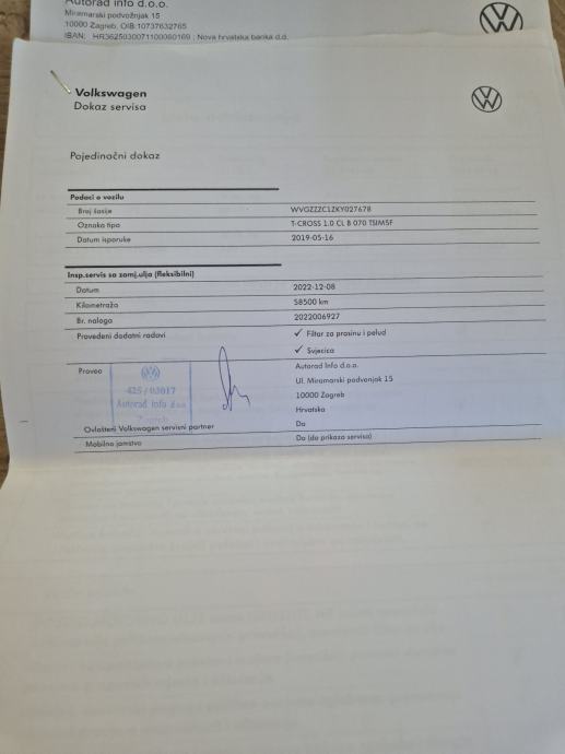 VW T-Cross 1,0 TSI 2019 GODINA KLIMA, fotografija 15