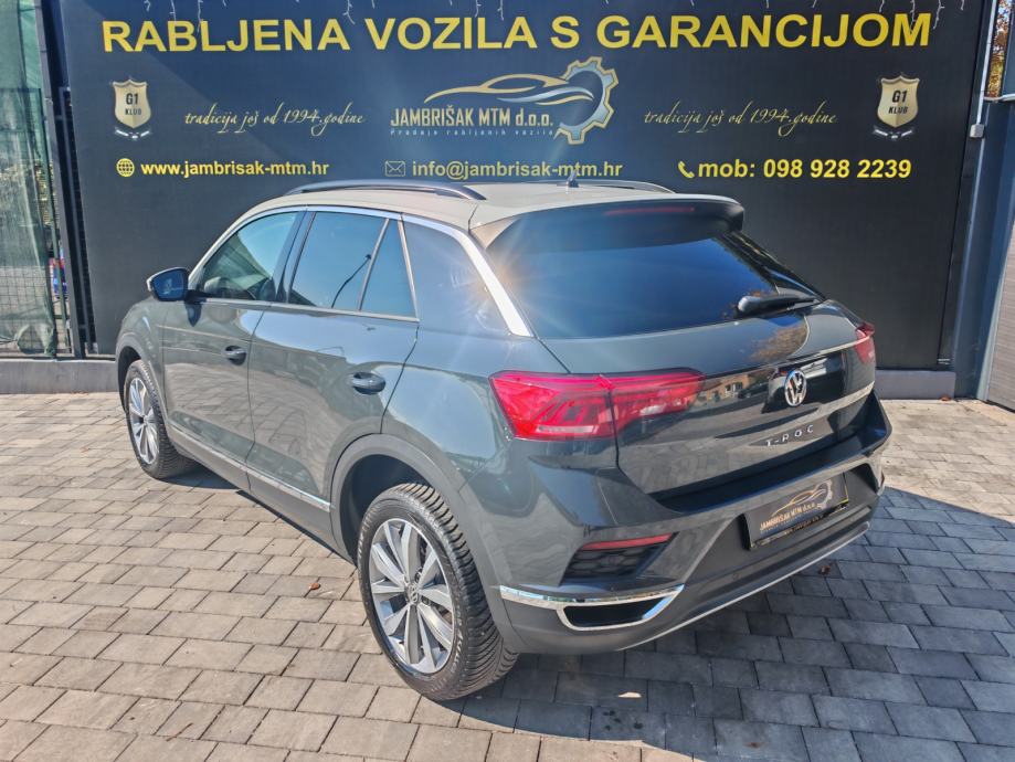 ⭐VW T-Roc 1,0 TSI◽PANORAMA◽ACC◽LANE ASSIST◽JAMSTVO 12mj✔️⭐, fotografija 4