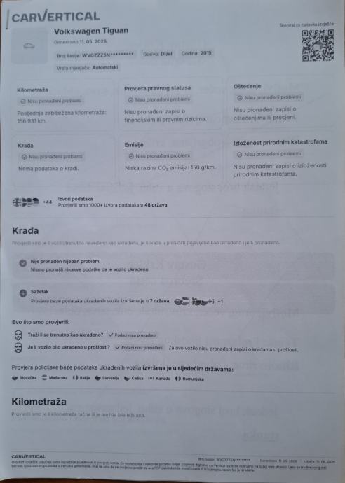 VW Tiguan 2,0 TDI automatik, 4x4, napravljen servis, bez ulaganja, fotografija 17