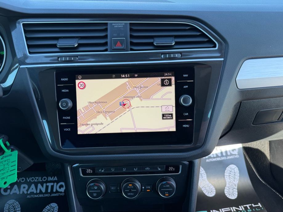 VW Tiguan 2,0 TDI LEASING RATA 408€, AUTOMAT, NAVI, KAM, ALU, REG:9/27, fotografija 15