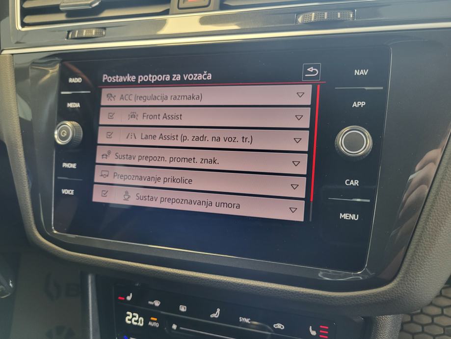 VW TIGUAN 2.0 TDI REDIZAJN NAVI LED+XENON AMBI LIGHT KAMERA CAR APPS, fotografija 17