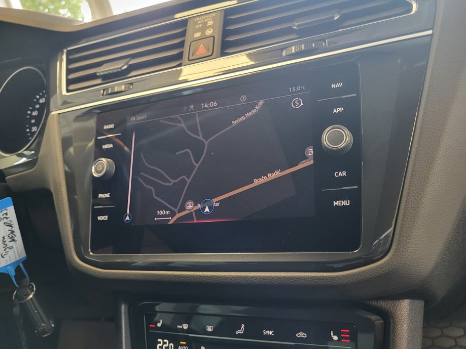 VW TIGUAN 2.0 TDI REDIZAJN NAVI LED+XENON AMBI LIGHT KAMERA CAR APPS, fotografija 16